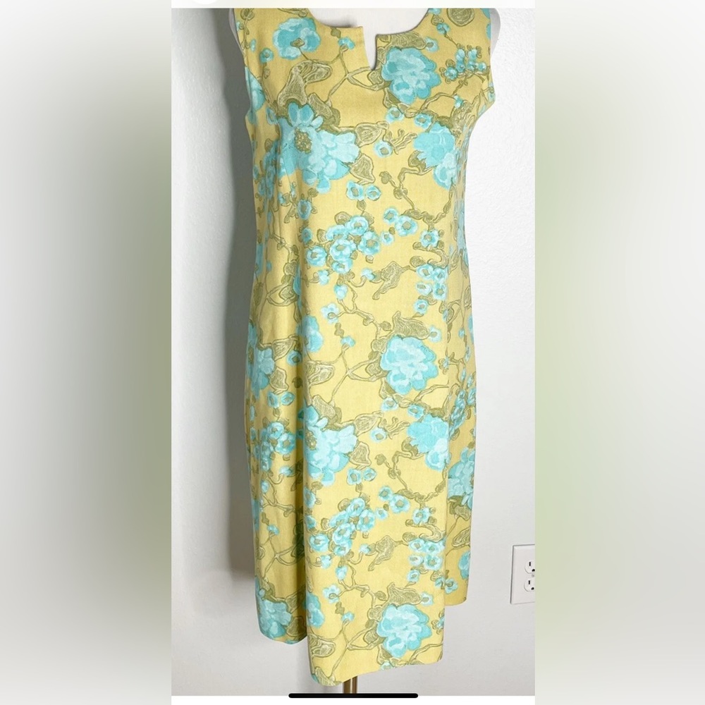 Vintage Mod Mad Men 50s 60s Au Magnet De  Paris Dress Size Small Medium Floral